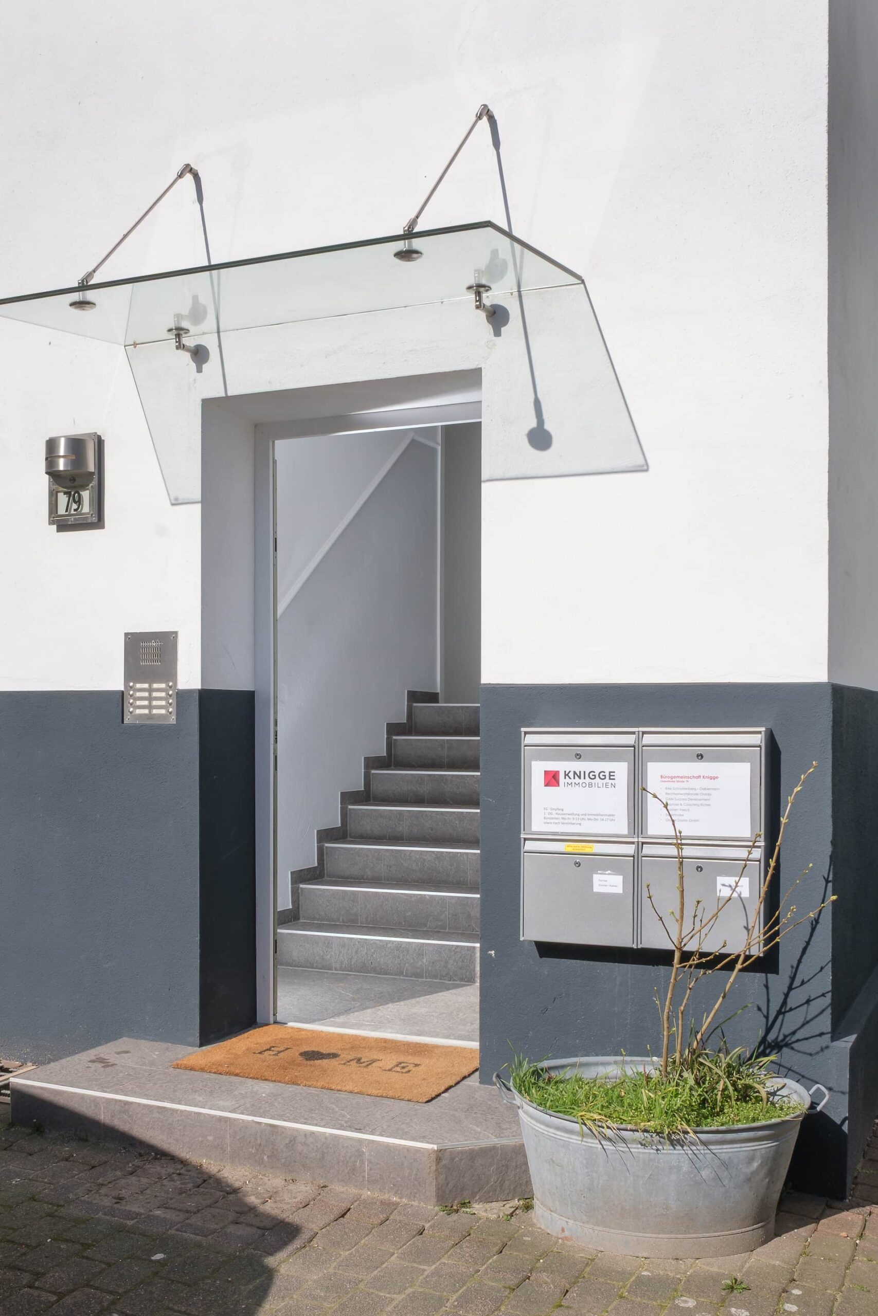Eingangsbereich der Ferienwohnung in Bergisch Gladbach