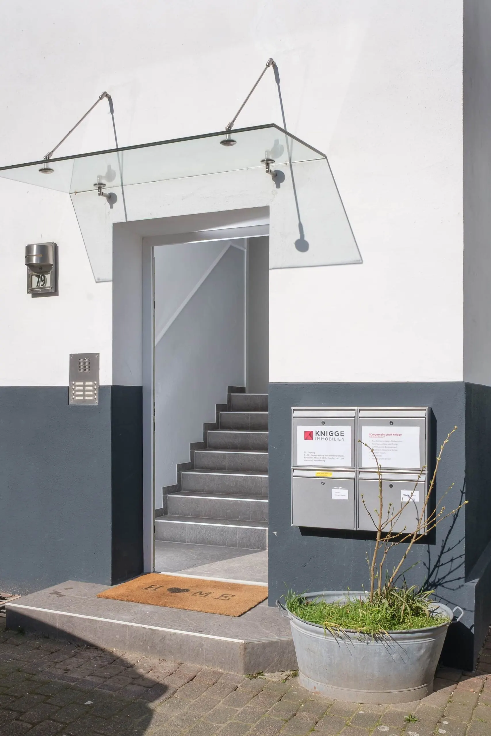 Eingangsbereich der Ferienwohnung in Bergisch Gladbach
